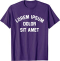 Lorem Ipsum Typography Merch