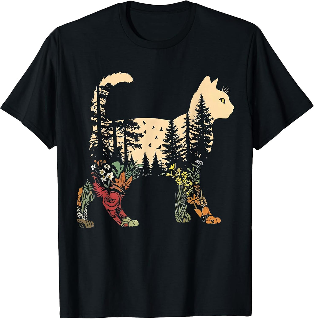 Nature Trees Wild Flowers Floral Cat