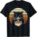 Retro Japanese Noodles Anime Ramen Cat