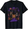 Cat Sabbath Feline Heavy Rock Band Parody T-Shirt