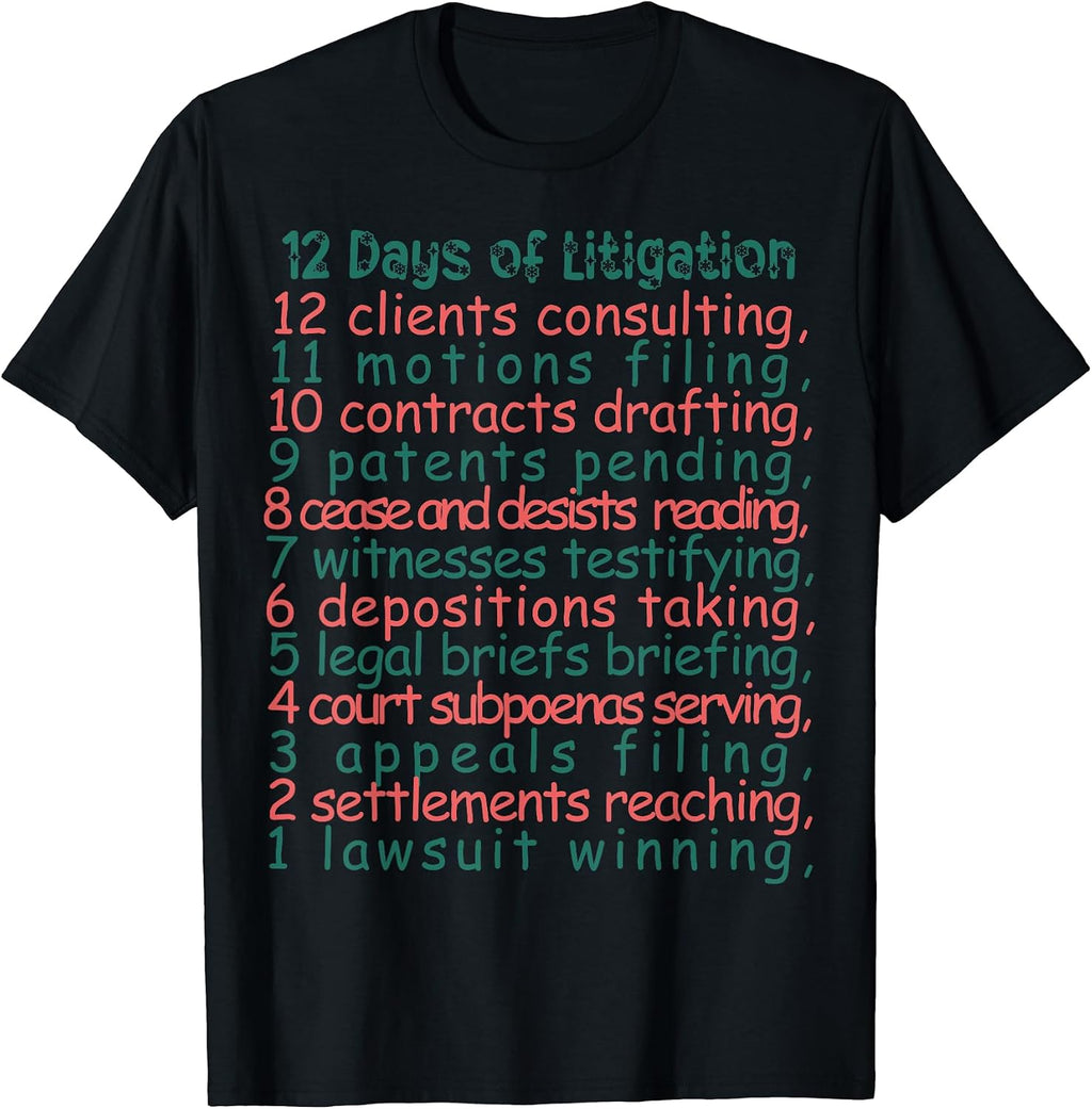 Xmas Merch Gag Gifts for Lawyers by Hh River Shop