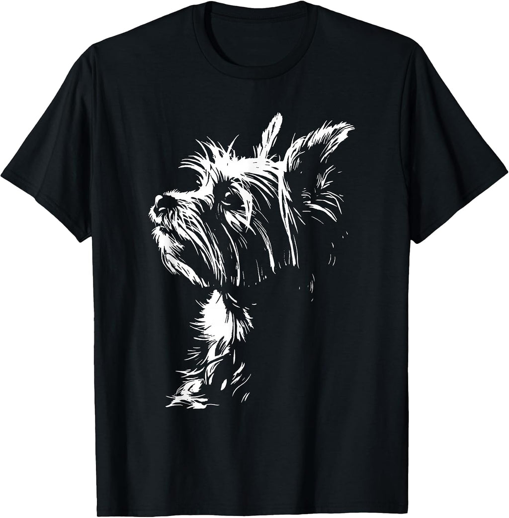 Yorkshire Terrier Lover Cute Yorkie Dog Sketch