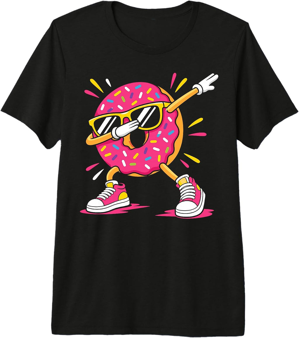 Cool Crazy Dabbing Donut With Sunglasses And Shoes