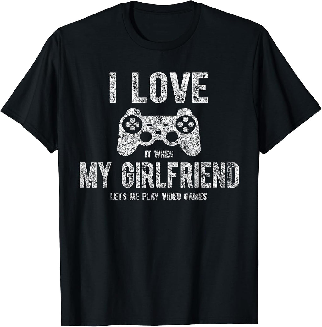 Funny I Love Play Video Games Tees