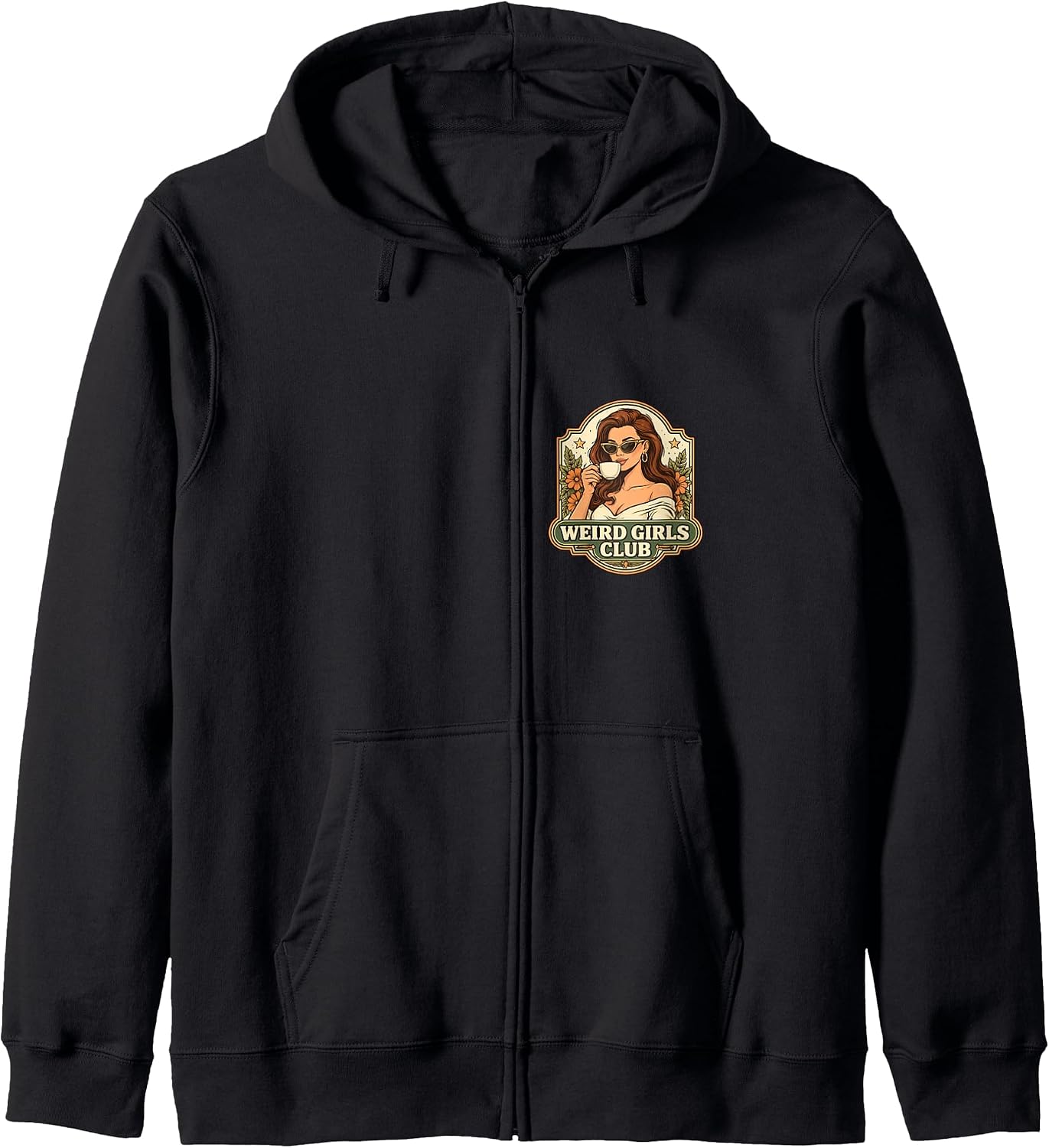 Weird Girls Club Funny Vintage Woman Retro Merch