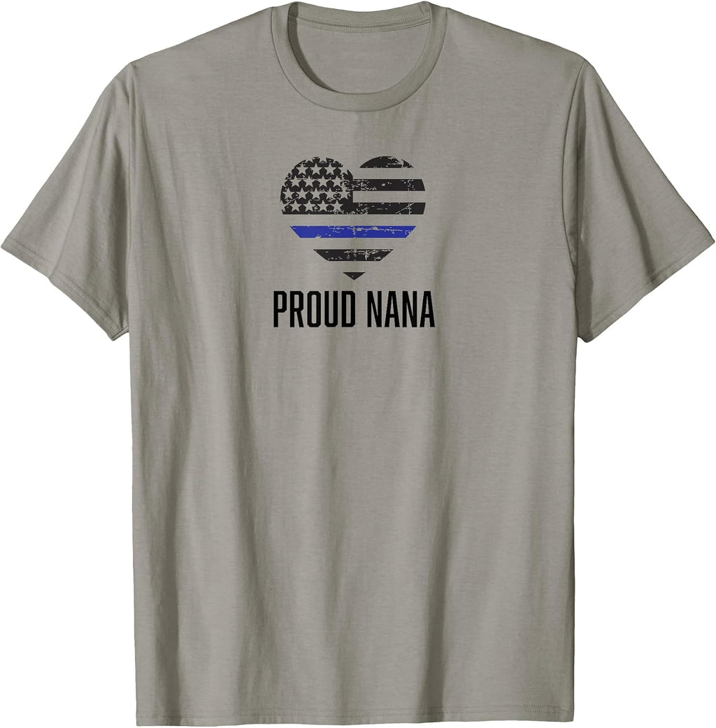 Nana Grandma Thin Blue Line design by E
