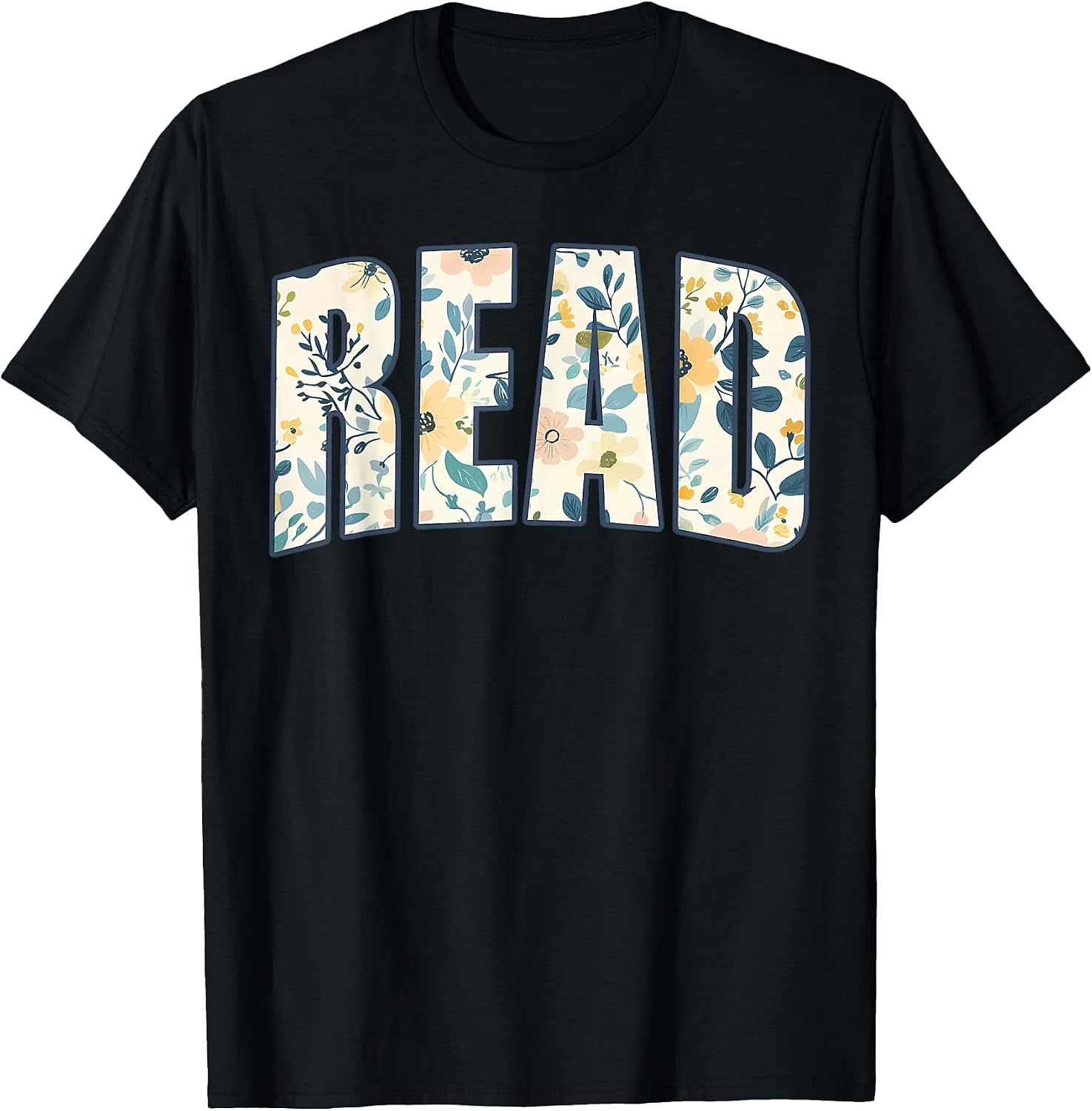 Retro Read Floral Bookworm Teacher Back To School