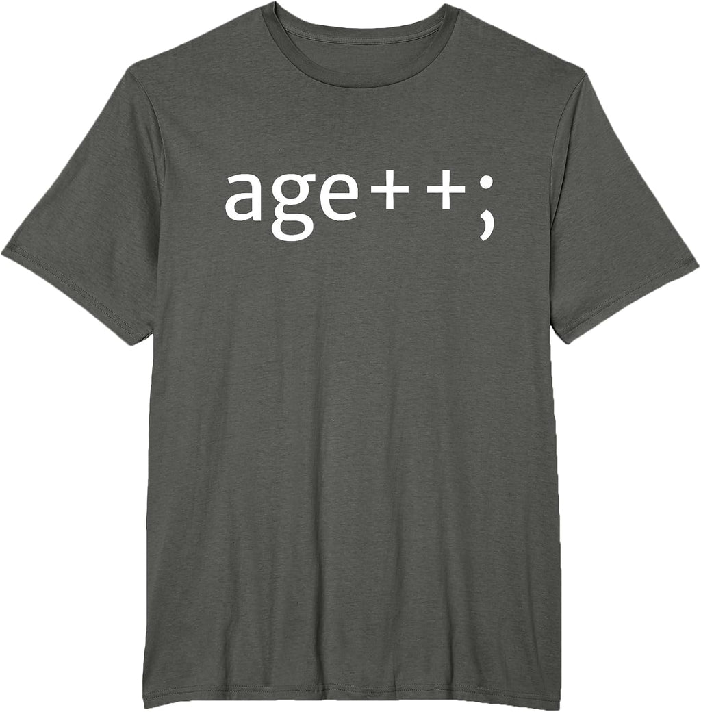 Funny programmer birthday humor shirts