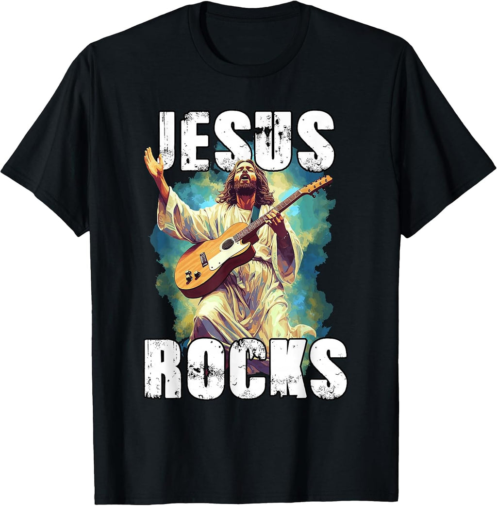 Funny Jesus Rocks The World Gift Idea