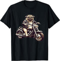 Motorcycle Riding Pug Biker Cafe Cruiser Merch