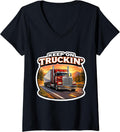 Keep On Truckin Lorry Truck Driver Trucker Merch