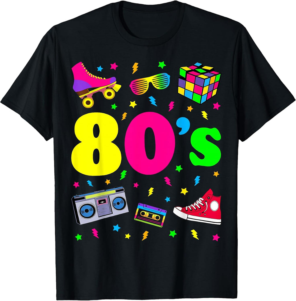 Retro Gifts Vintage 80s Costume Shirts