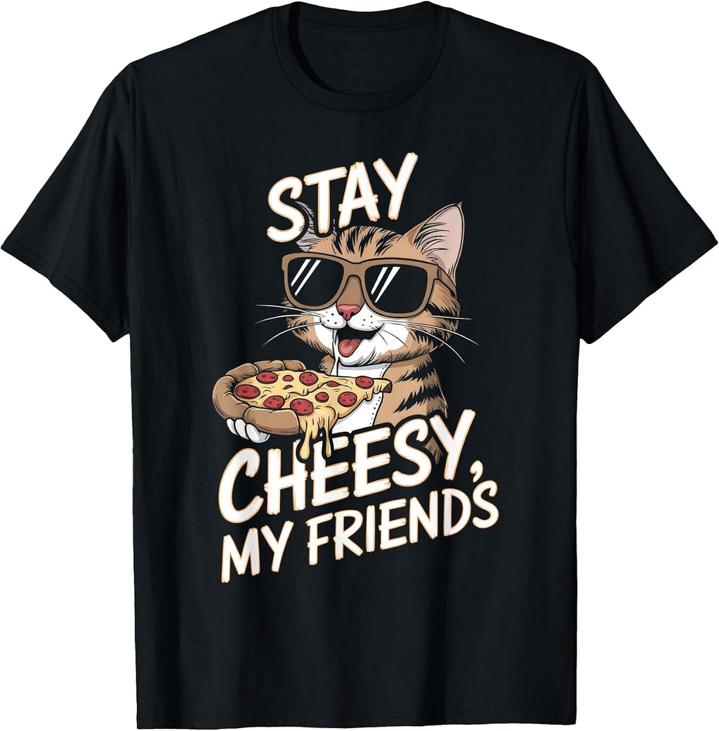 Pizza Lovers and Cat Humor Apparel