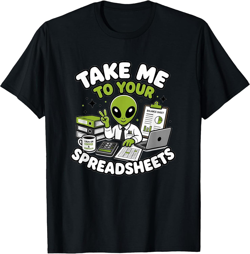 Funny Data Analyst Bookkeeper UFO Lover Gifts
