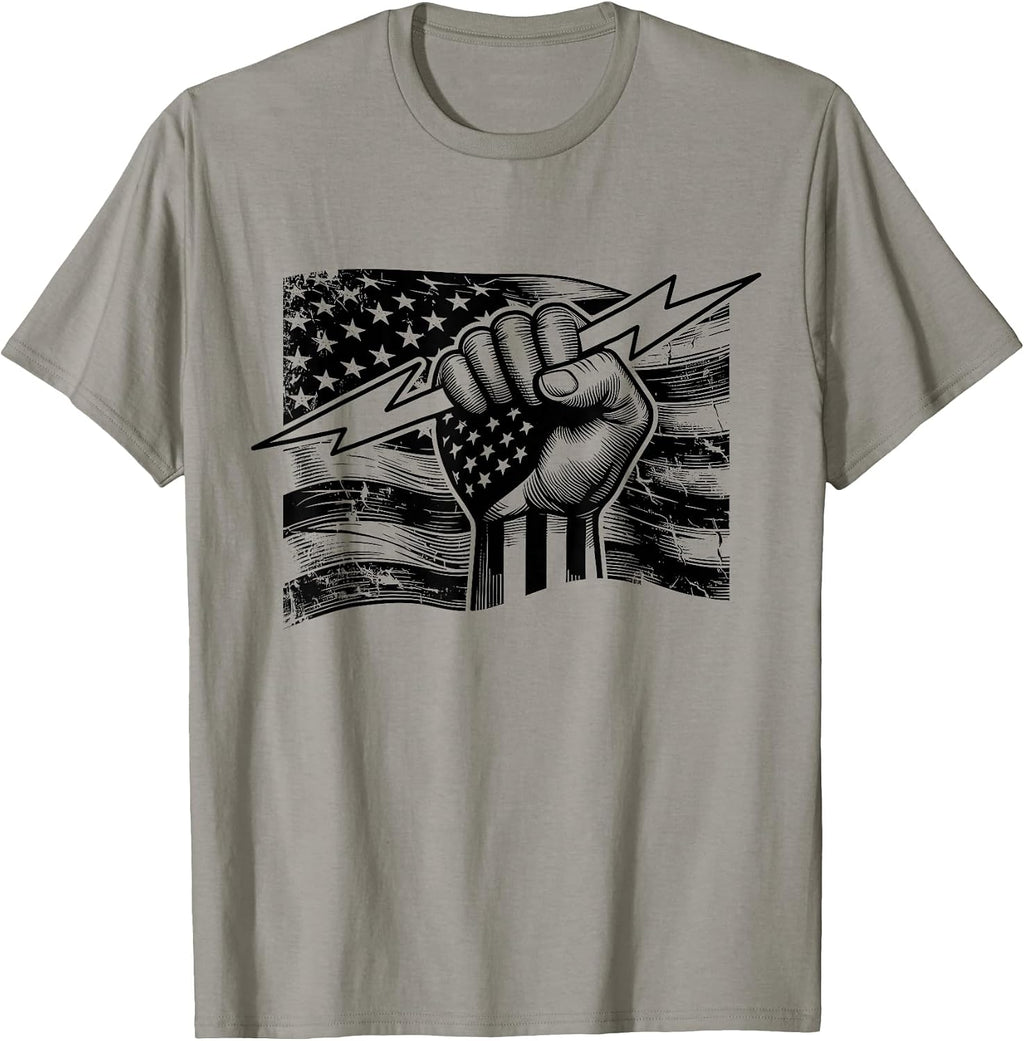 Electrician American flag