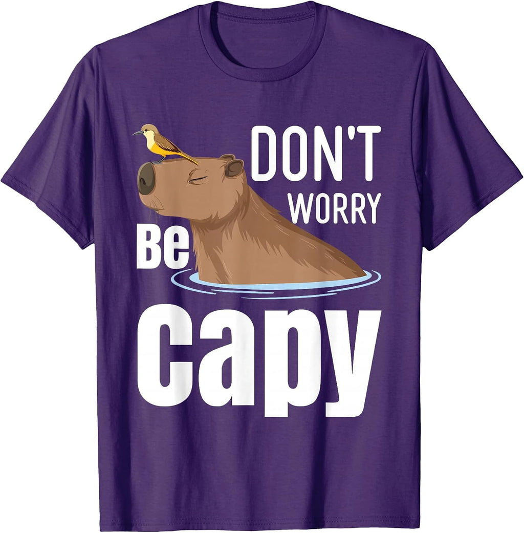 Don't Worry Be Capy Capybara Apparel
