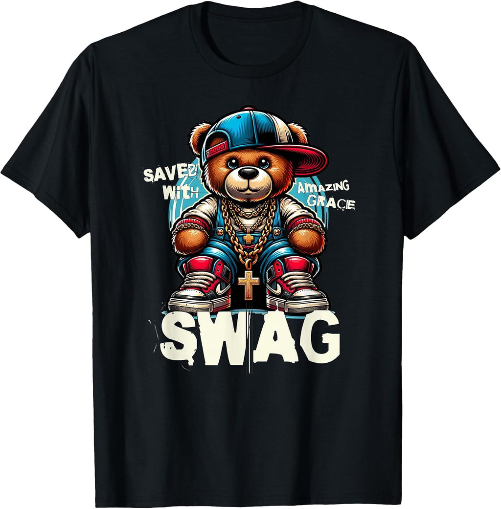 Saved With Amazing Grace Teddy Bear Streetwear