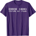 Error 404 costume not found funny Halloween 2019