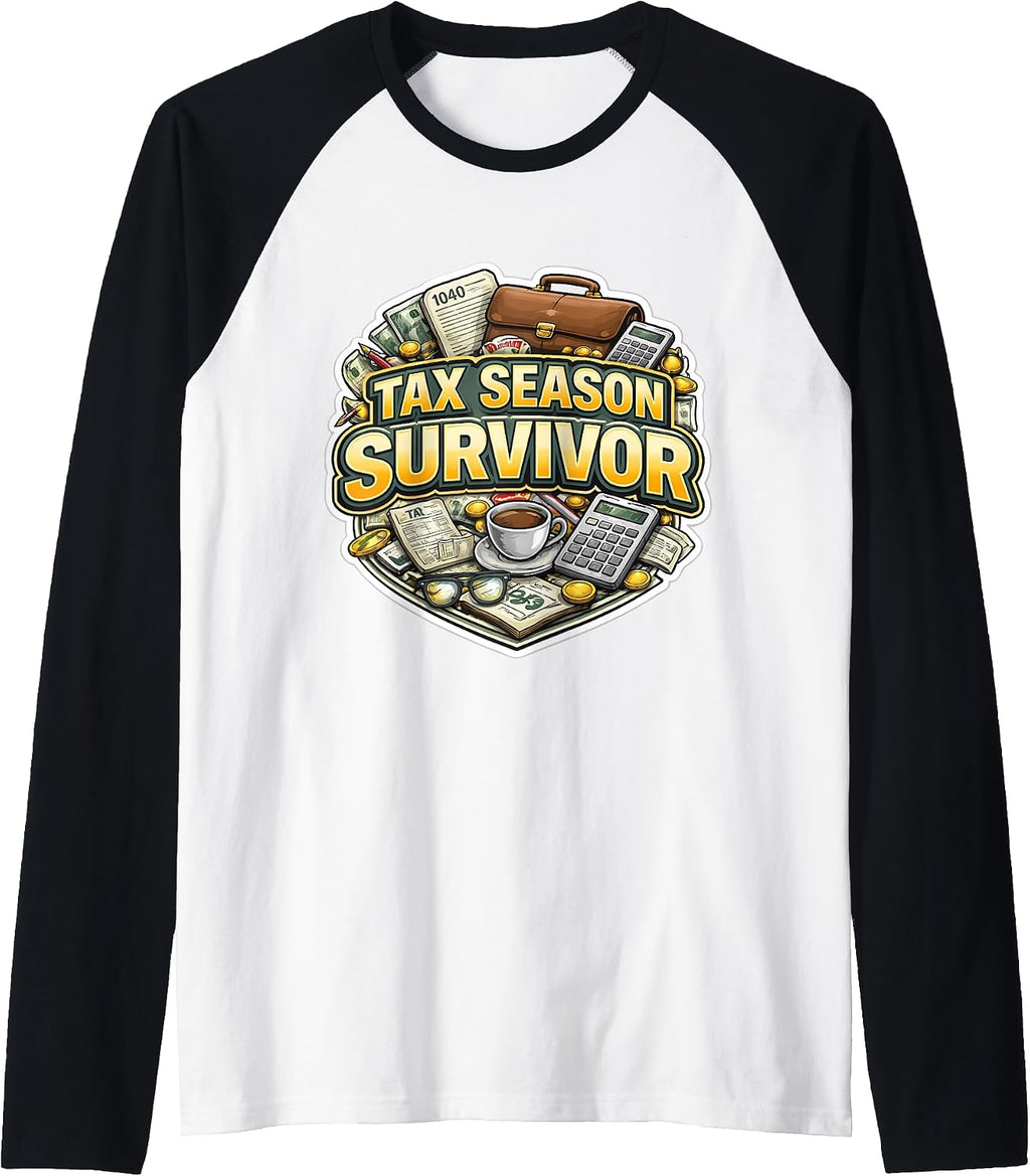 Post Tax Season Survivor Funny Accountant Merch