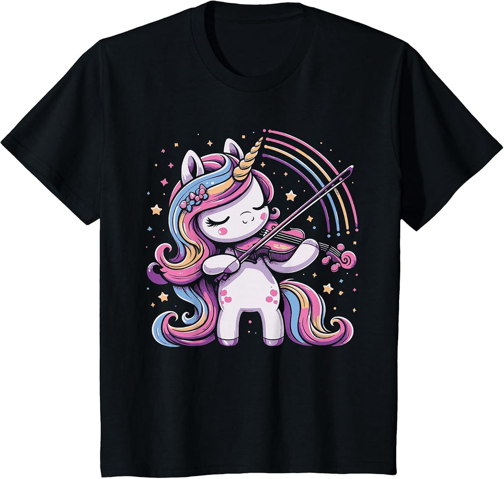 Magical Unicorn Violin Music Apparel