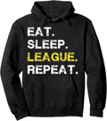 Eat Sleep League Repeat Apparel