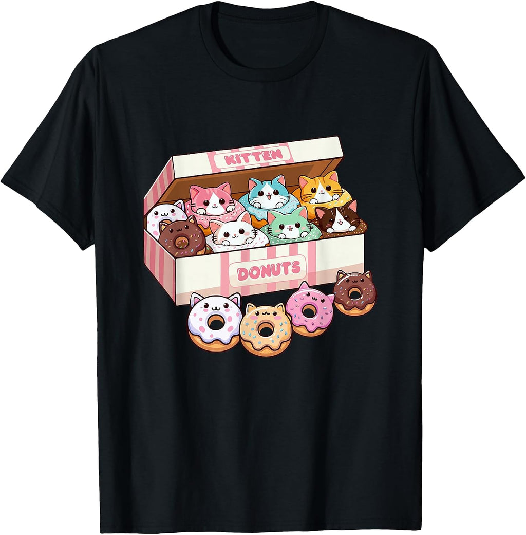 Cute Cats Shirts For Women Girls Kids Boys