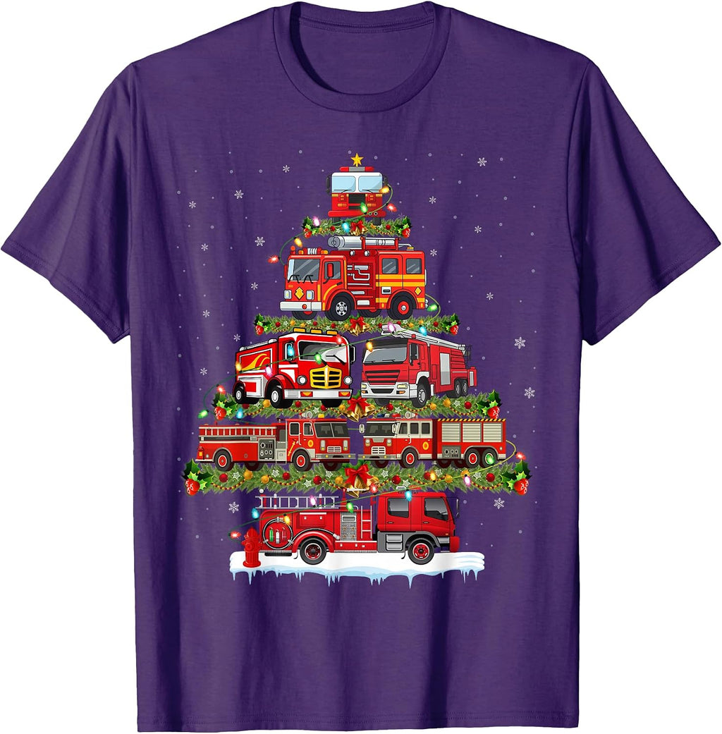 Fire Truck Christmas Tree Outfits