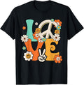 Tie Dye Peace Sign Hippy Love Tee Shirts Gifts