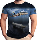 Jolly Rogers USS Nimitz CVN-68 Adult All Over Print Shirt