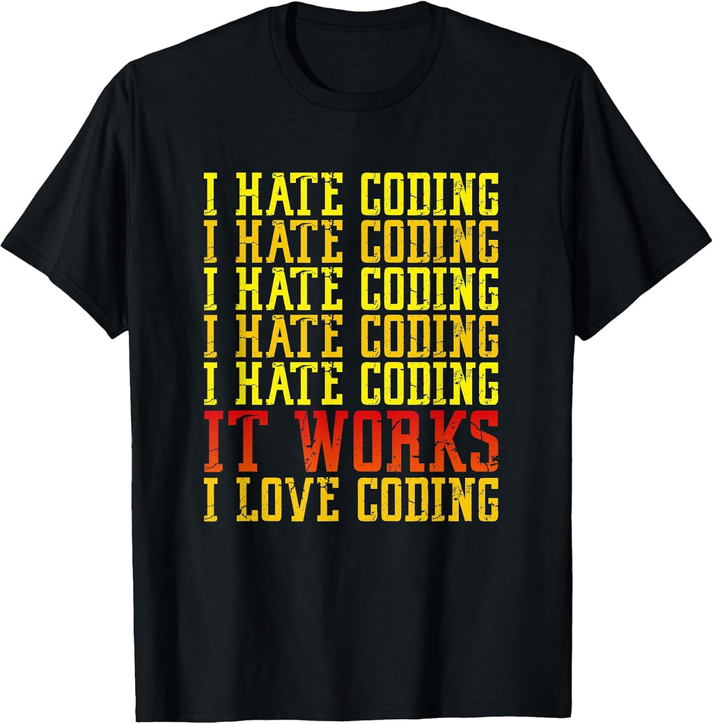 I Hate Coding Funny Software Developer Clothing Co