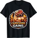 Carnivore Gains Gym Training Wheight Lifting Merch