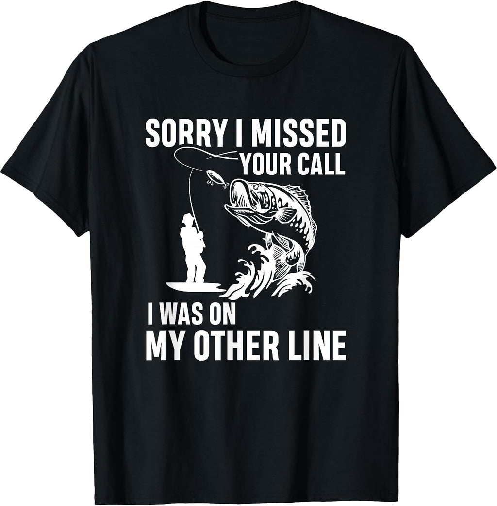 Fish and Fisherman Fisher Tee Gift