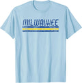 Milwaukee Wisconsin Retro Vintage Weathered Throwback T-Shirt