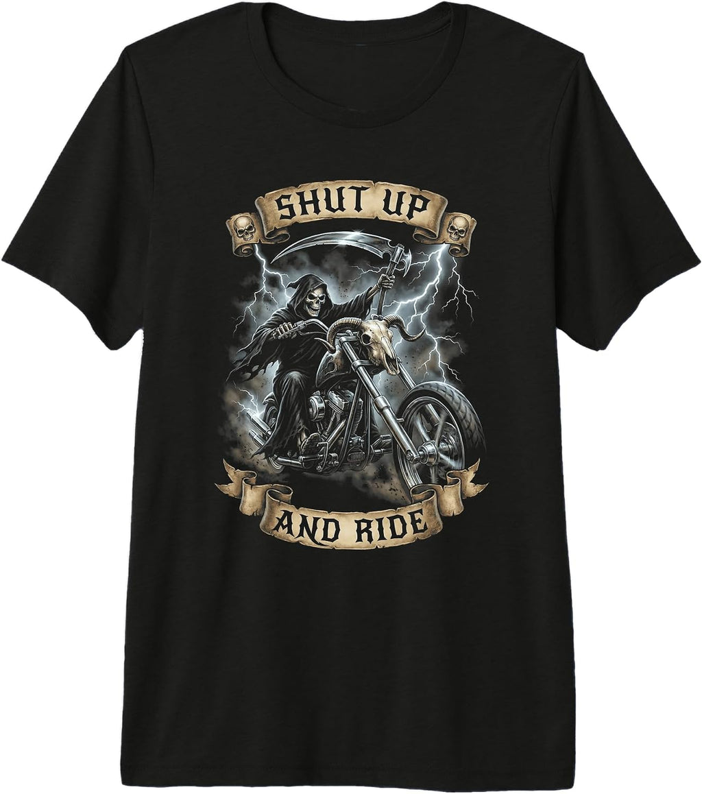 Grim Reaper Motorcycle Biker
