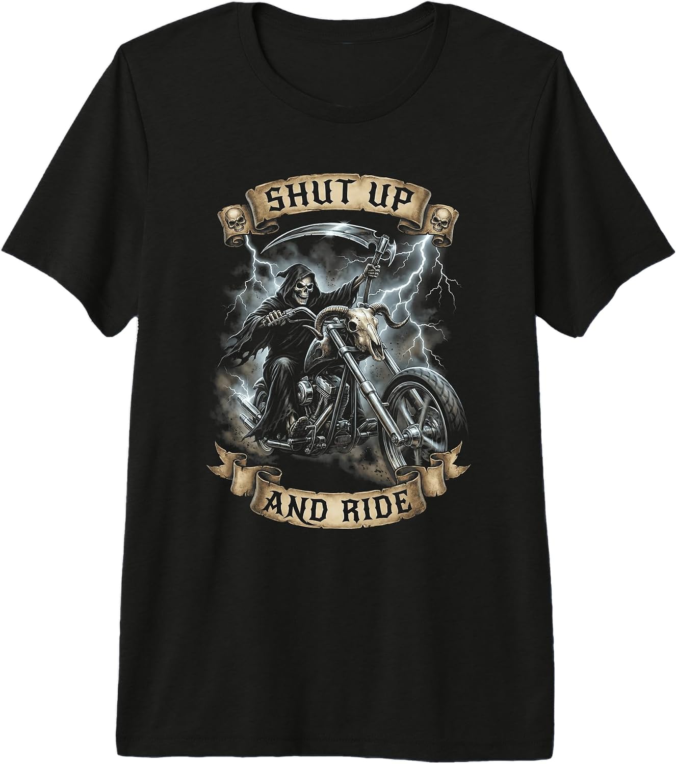 Grim Reaper Motorcycle Biker