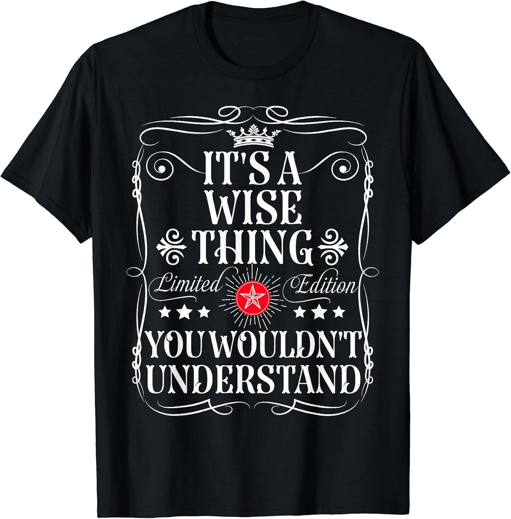 Funny Vintage Wise Name T-Shirts And Gifts