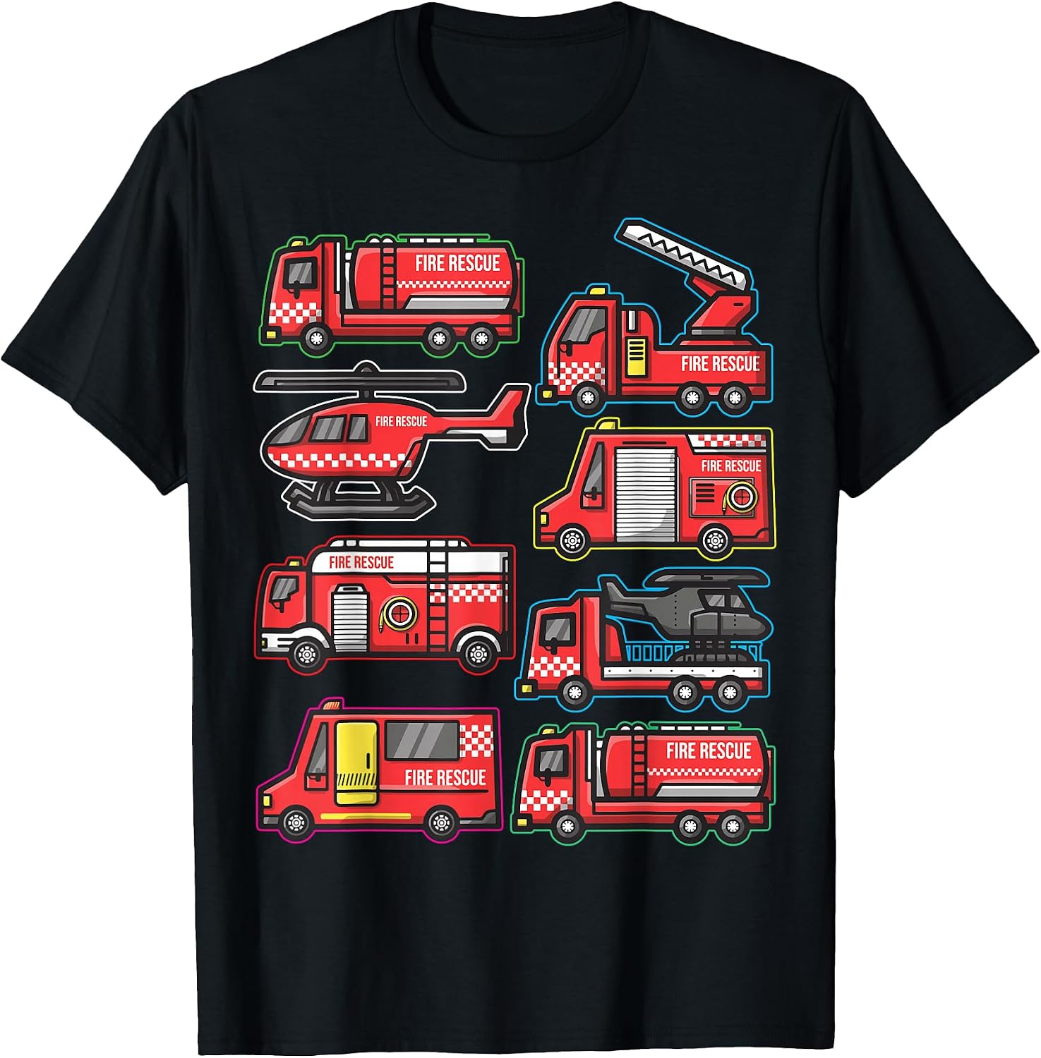 Types of Fire Truck Boy Toddler Kids Firefighter