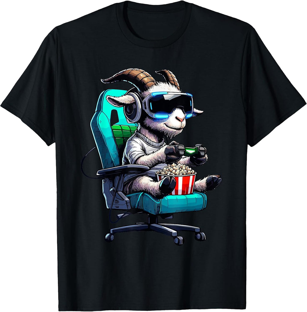 Funny Goat Snacks Video Gaming Players Gifts