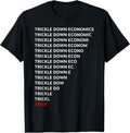 Funny Trickle Down Economics Tee Shirt