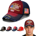250th Anniversary USA Hat 4 of July Gift for Man Dad Grandpa United States 250 Anniversary Hat 1776-2026 Year Baseball Caps