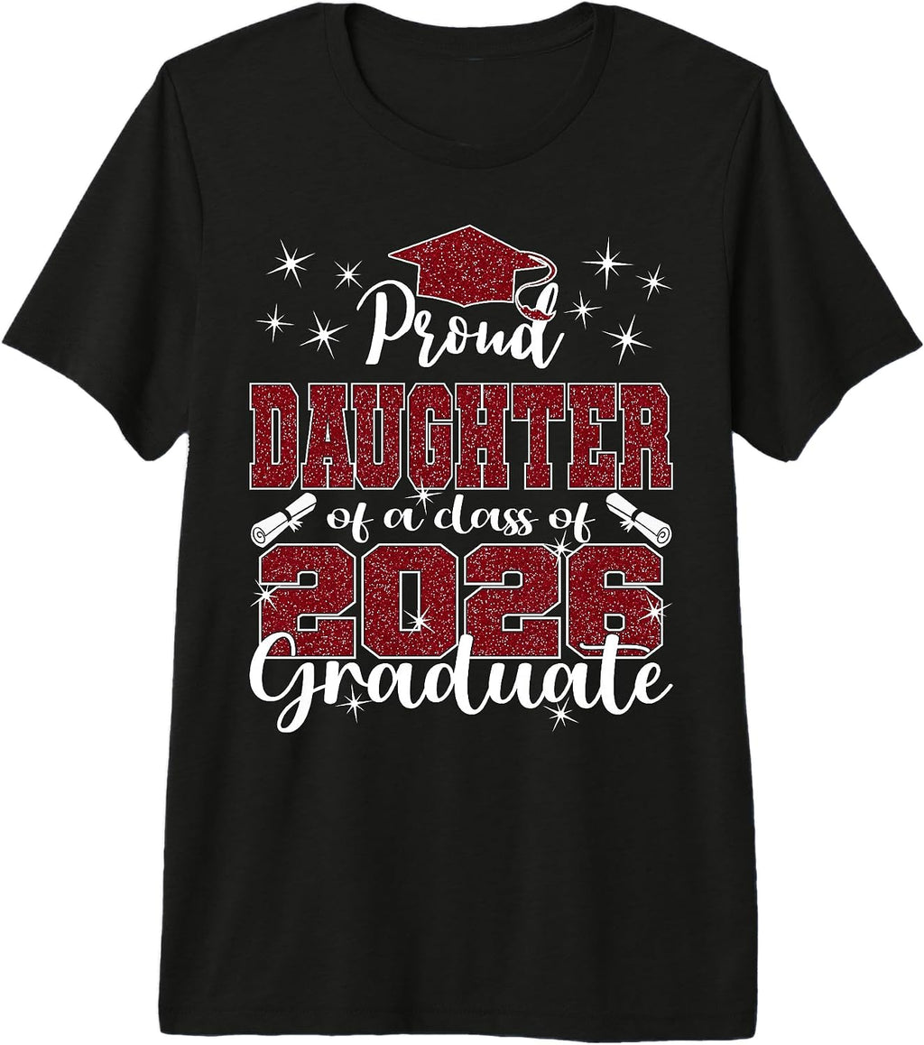 Graduation Class 2026 Graduate Proud Family Maroon
