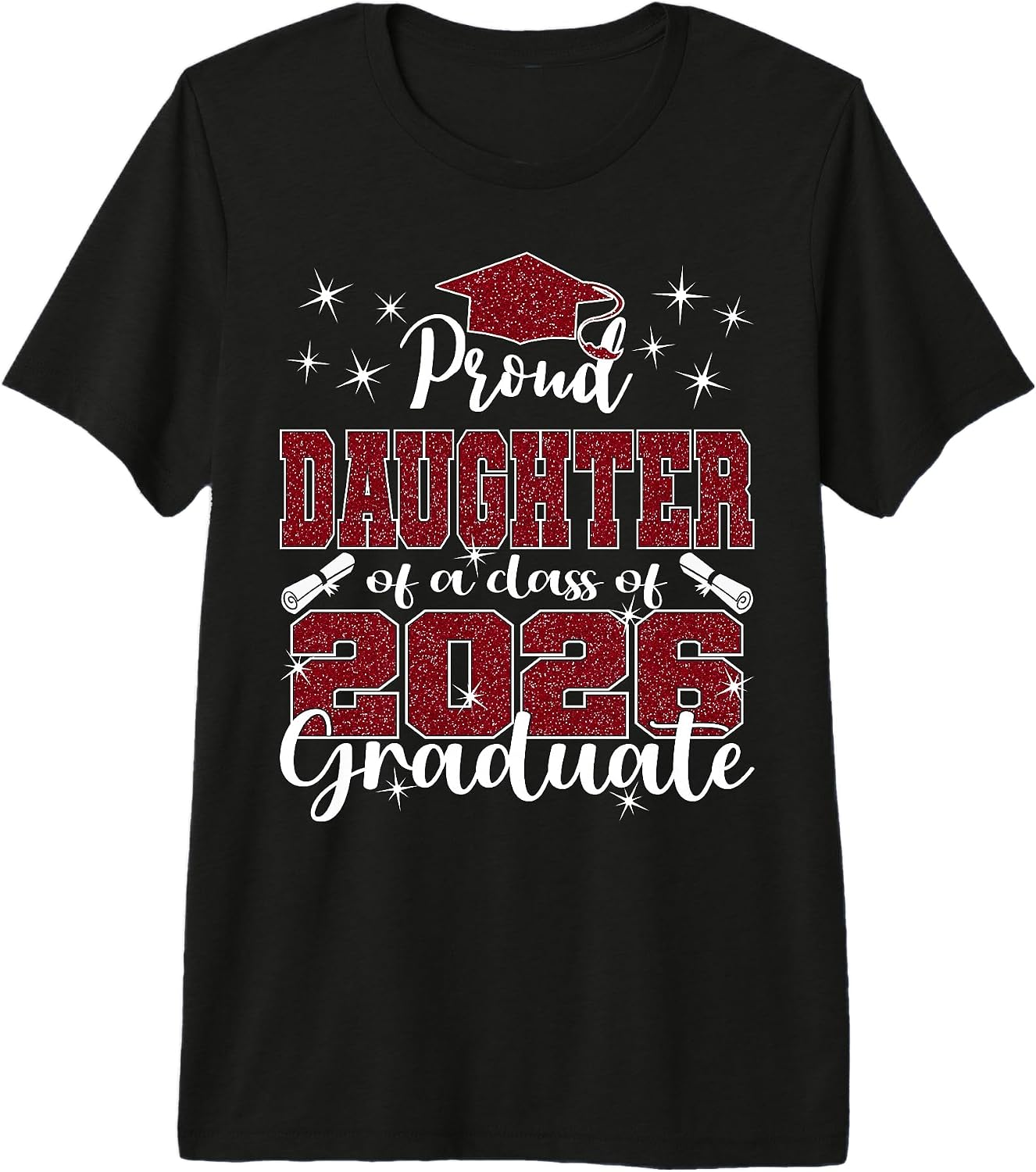 Graduation Class 2026 Graduate Proud Family Maroon