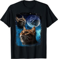 Cats howl at the moon meme merch hoodies - Shop