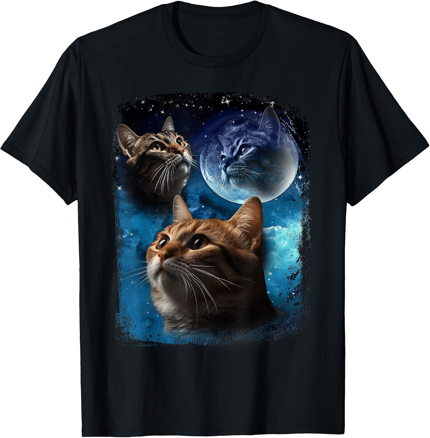 Cats howl at the moon meme merch hoodies - Shop