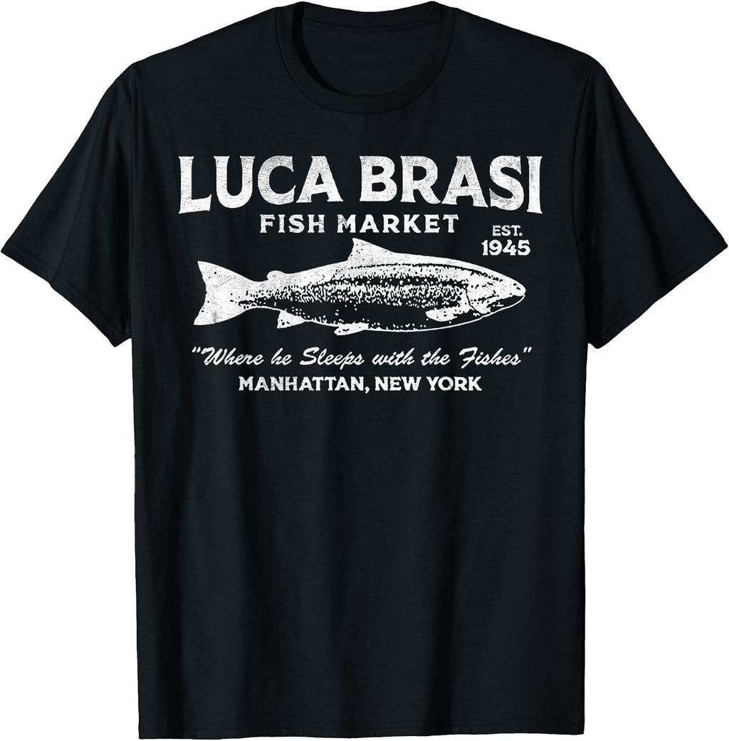 Vintage Luca Brasi Fish Market Retro Fishing