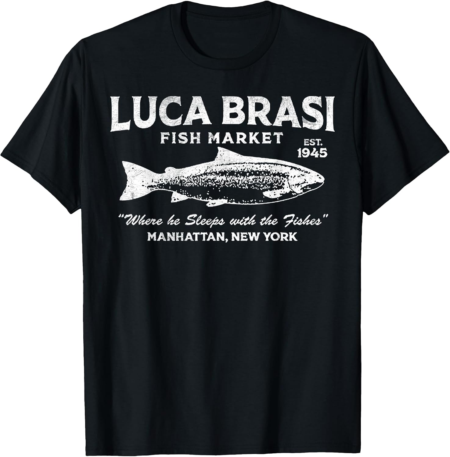 Vintage Luca Brasi Fish Market Retro Fishing