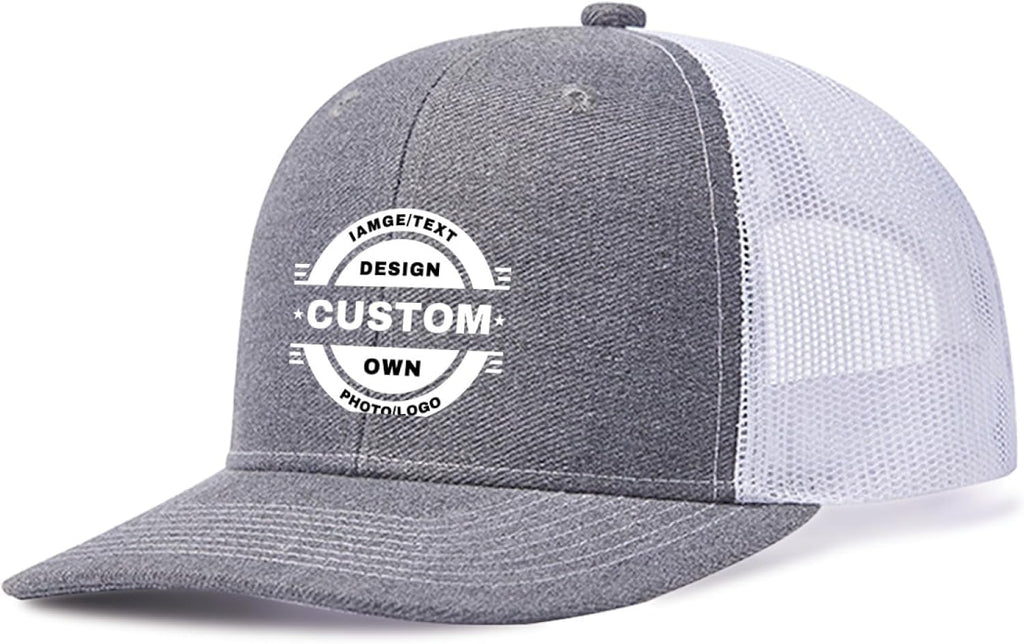 Custom Hats Design Your own Logo/Text Custom Trucker hat with Logo Customized Baseball Cap Personalized Hats for Men&Women
