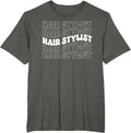 Hair Stylist Barber Hairdresser Retro Groovy Tees
