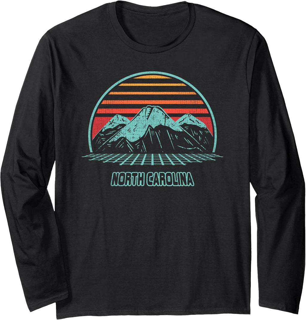 North Carolina Retro 80s Outdoor Nature Sunset