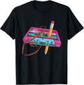 Cassette Tape Recorder 90s Retro Nineties Tees